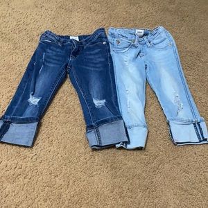 2 Hudson Capri pants size 5